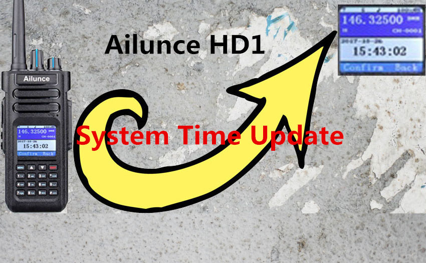 How to update Ailunce HD1 date and time